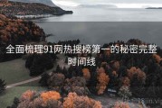 全面梳理91网热搜榜第一的秘密完整时间线