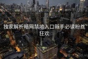 独家解析暗网禁地入口新手必读粉丝狂欢