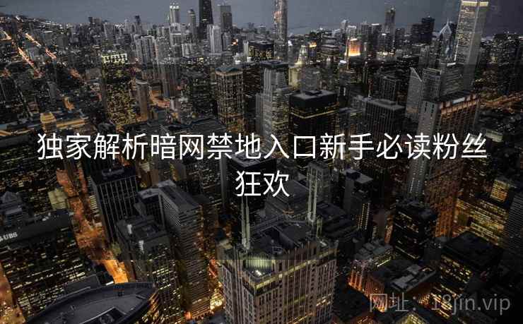 独家解析暗网禁地入口新手必读粉丝狂欢