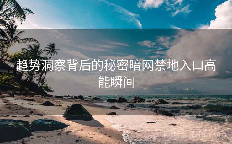 趋势洞察背后的秘密暗网禁地入口高能瞬间