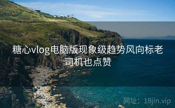 糖心vlog电脑版现象级趋势风向标老司机也点赞