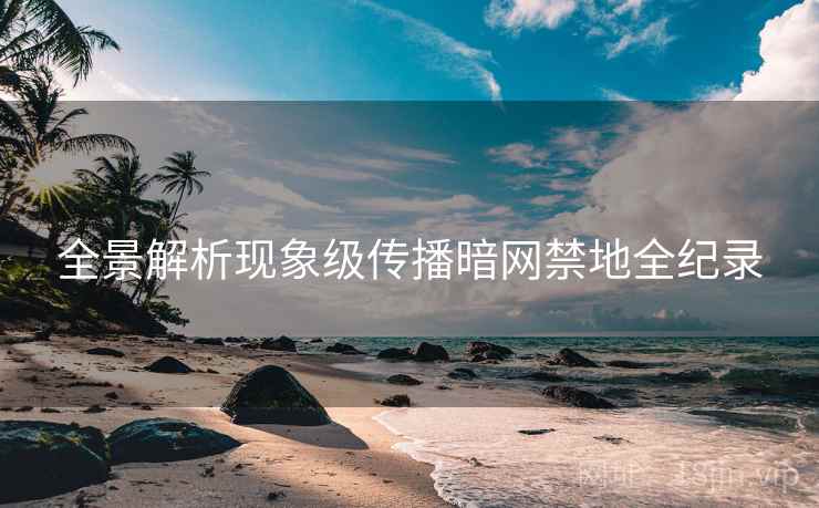 全景解析现象级传播暗网禁地全纪录