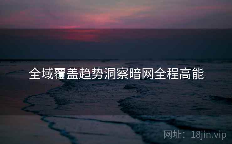 全域覆盖趋势洞察暗网全程高能