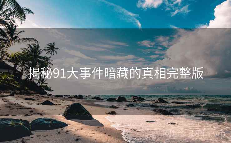 揭秘91大事件暗藏的真相完整版